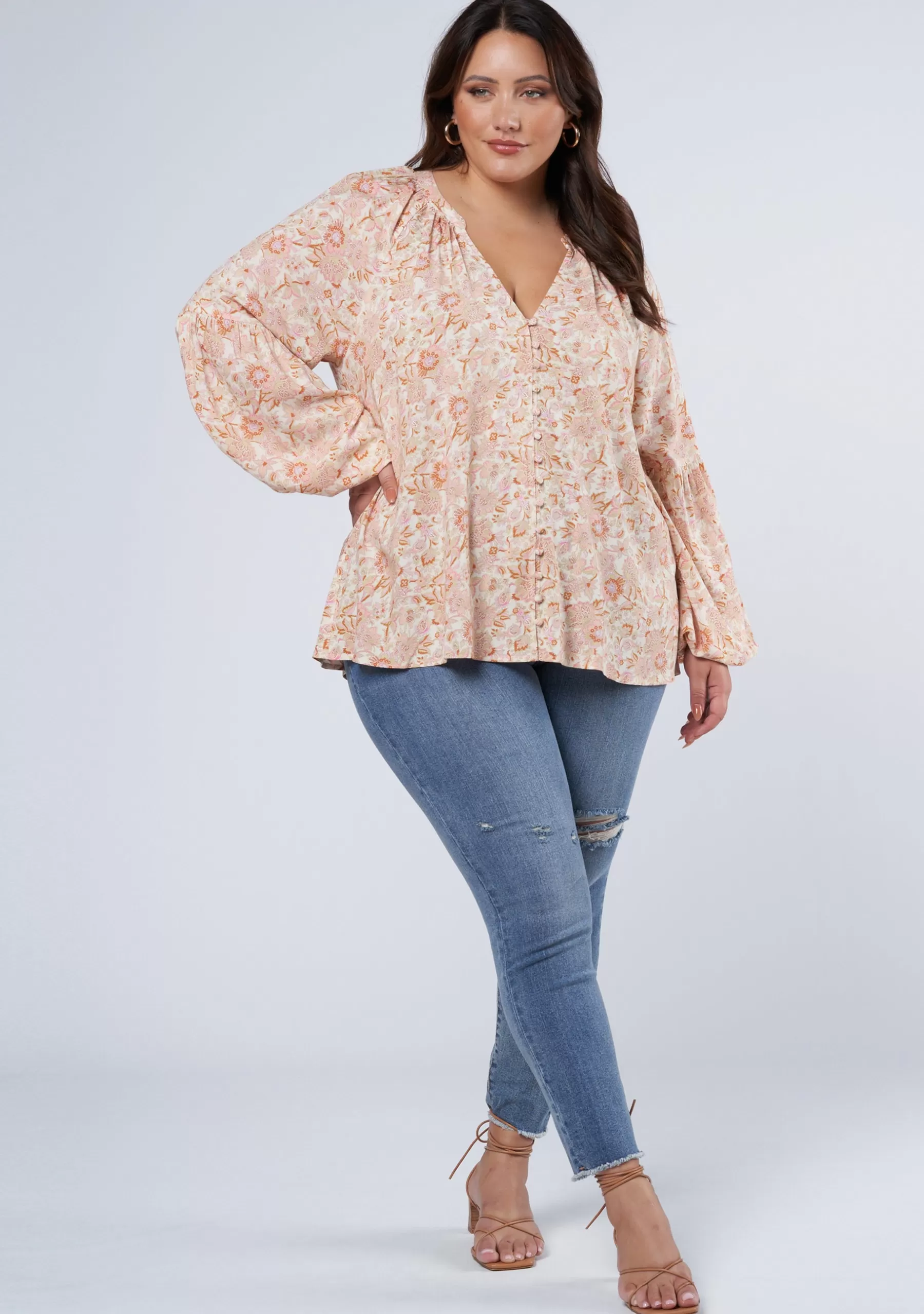 Curve Project Shirts & Blouses>Venus Goddess Blouse
