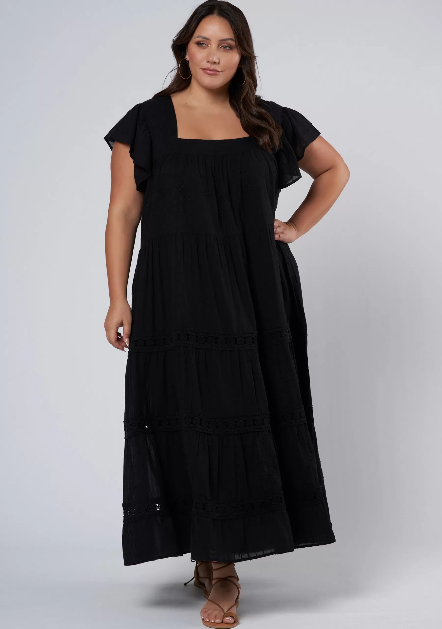 Curve Project Black Dresses | Maxi Dresses>Vintage Summer Maxi Dress
