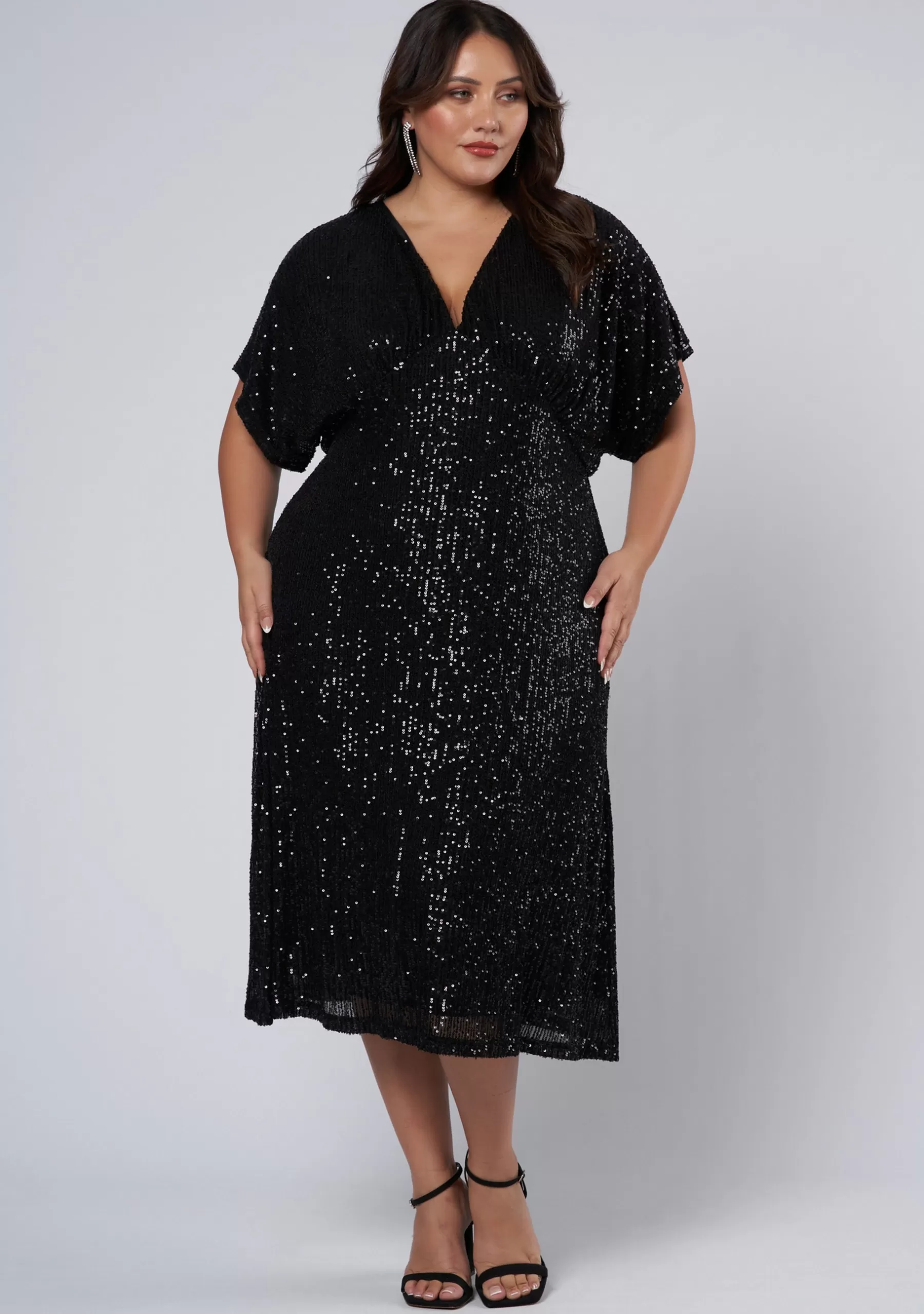 Curve Project Sequin Dresses | Party Dresses>Want you Sequin Midi Dress