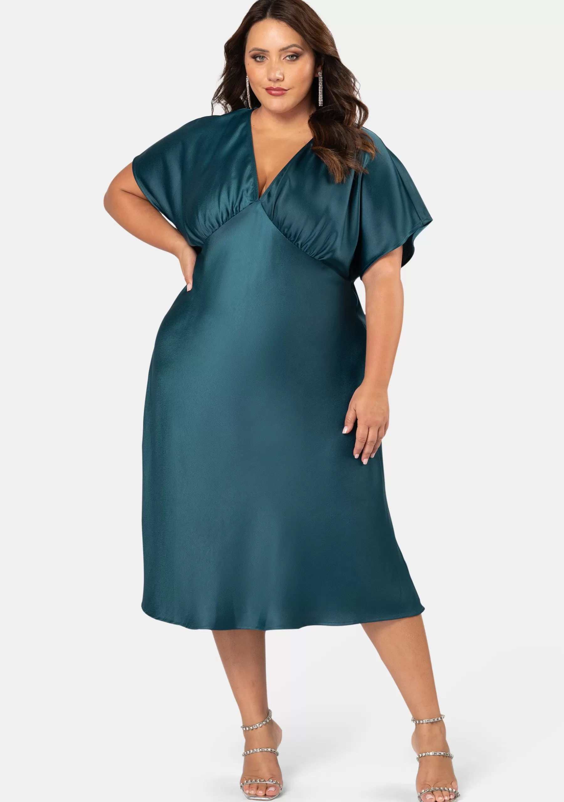 Curve Project Party Dresses | Midi Dresses>Wanting More Midi Dress