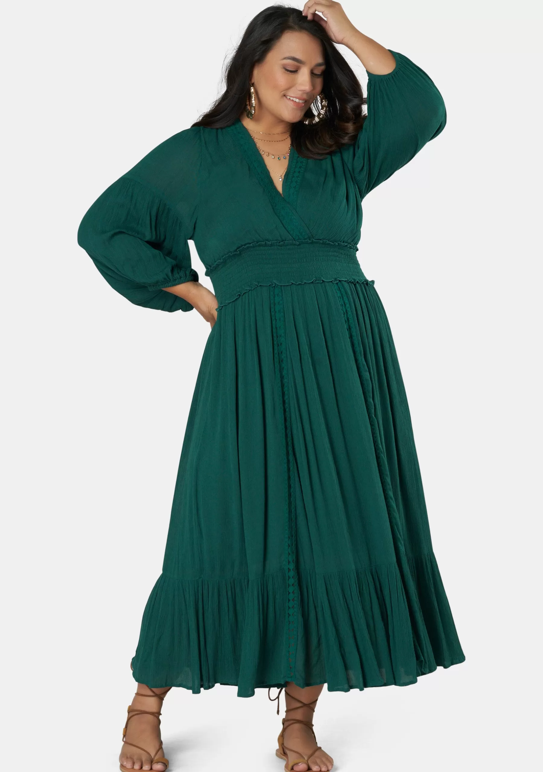Curve Project Boho Dresses | Maxi Dresses>Wild Harmony Maxi Dress