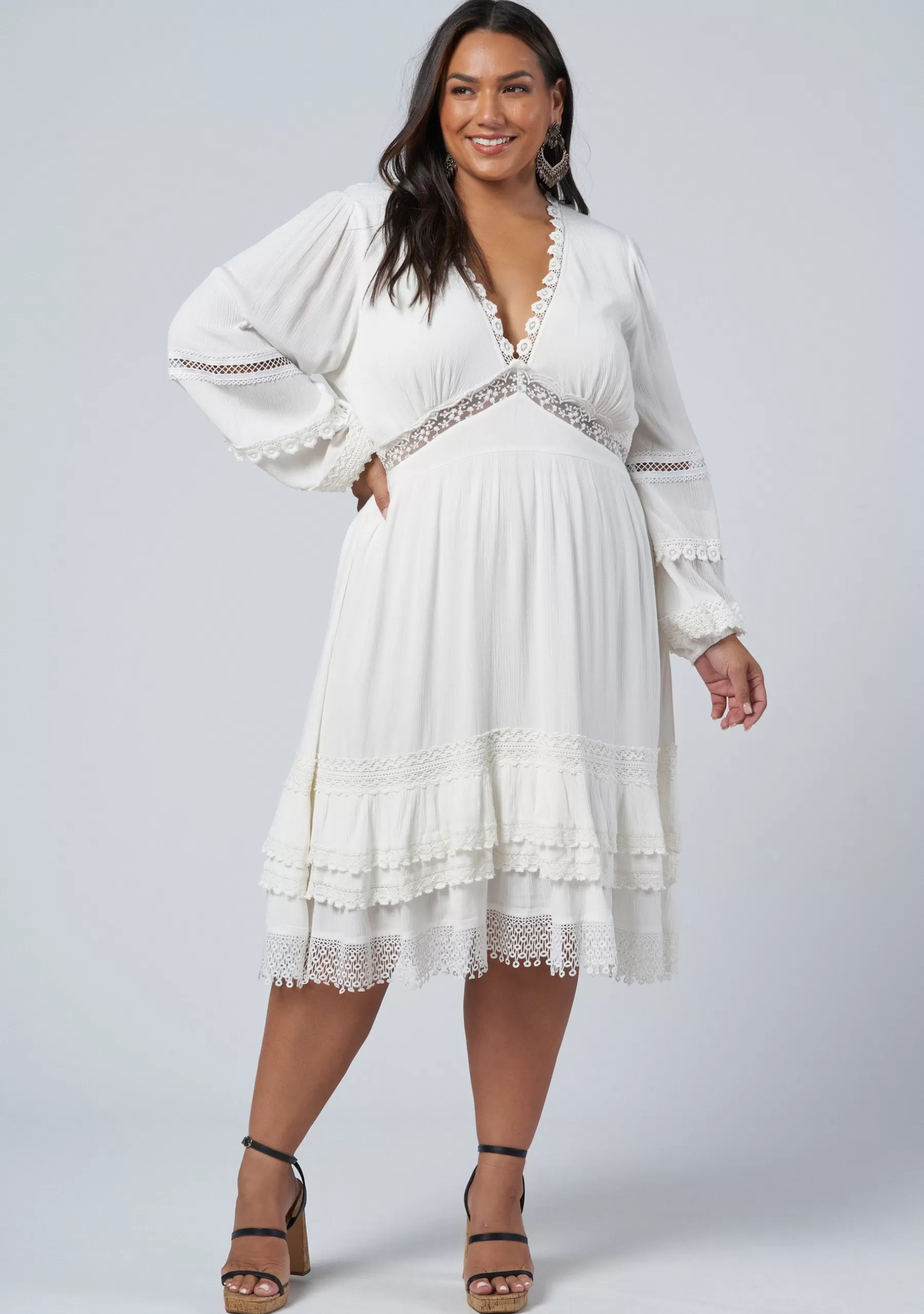 Curve Project Boho Dresses | Midi Dresses>Woodstock Midi Dress