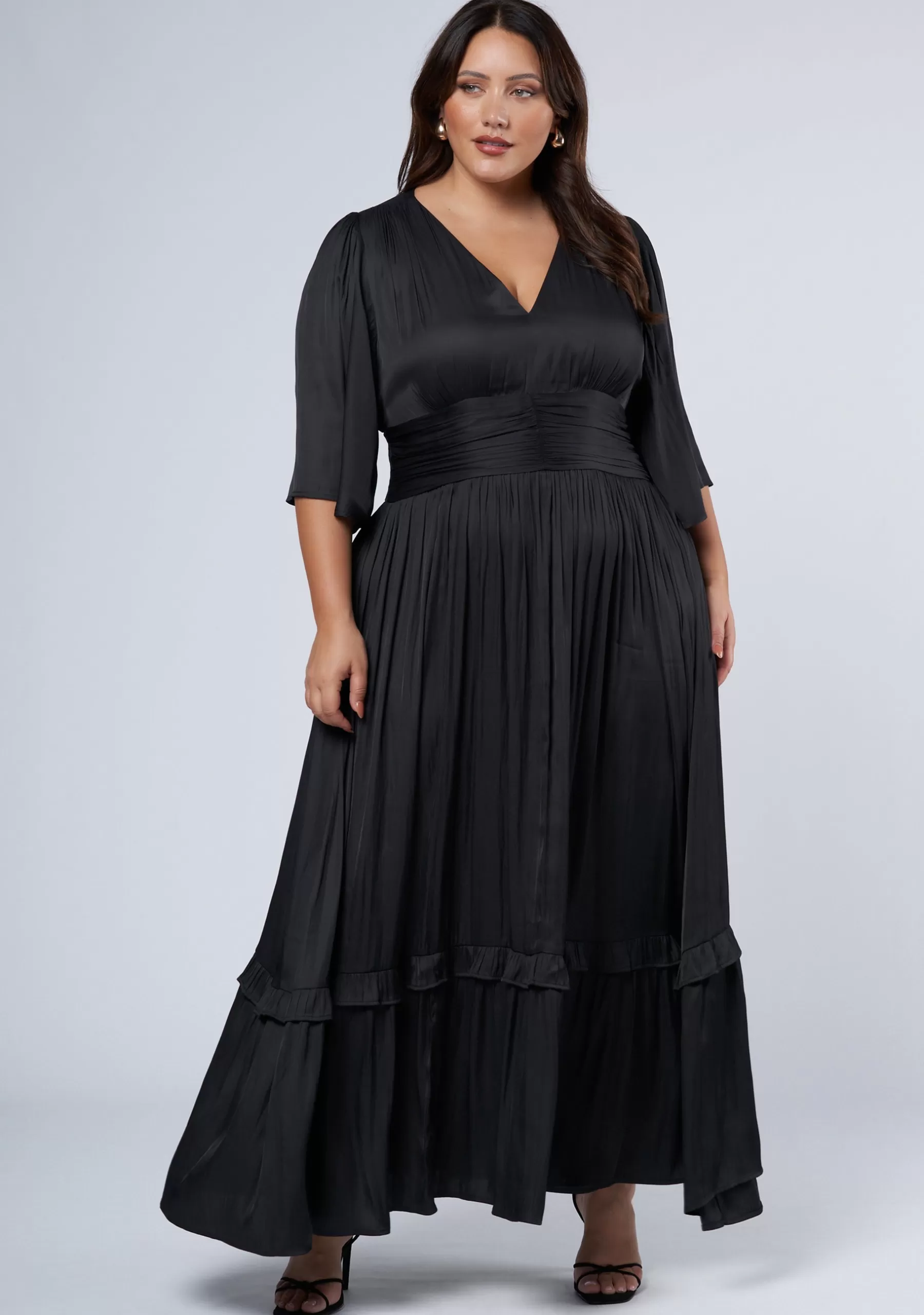 Curve Project Black Dresses | Maxi Dresses>Work It Maxi Dress